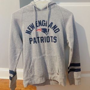 new england patriots grey hoodie